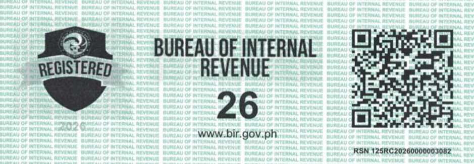 BIR Registration Seal Badge