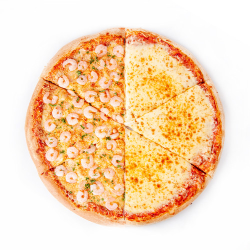 18" Garlic Shrimp and Cheese Pizza