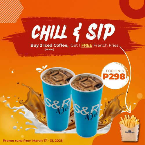 Chill & Sip - Buy 2 Iced Mocha Coffee with FREE French Fries